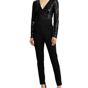 Lauren Ralph Lauren Sequin Bodice Slim Jumpsuit